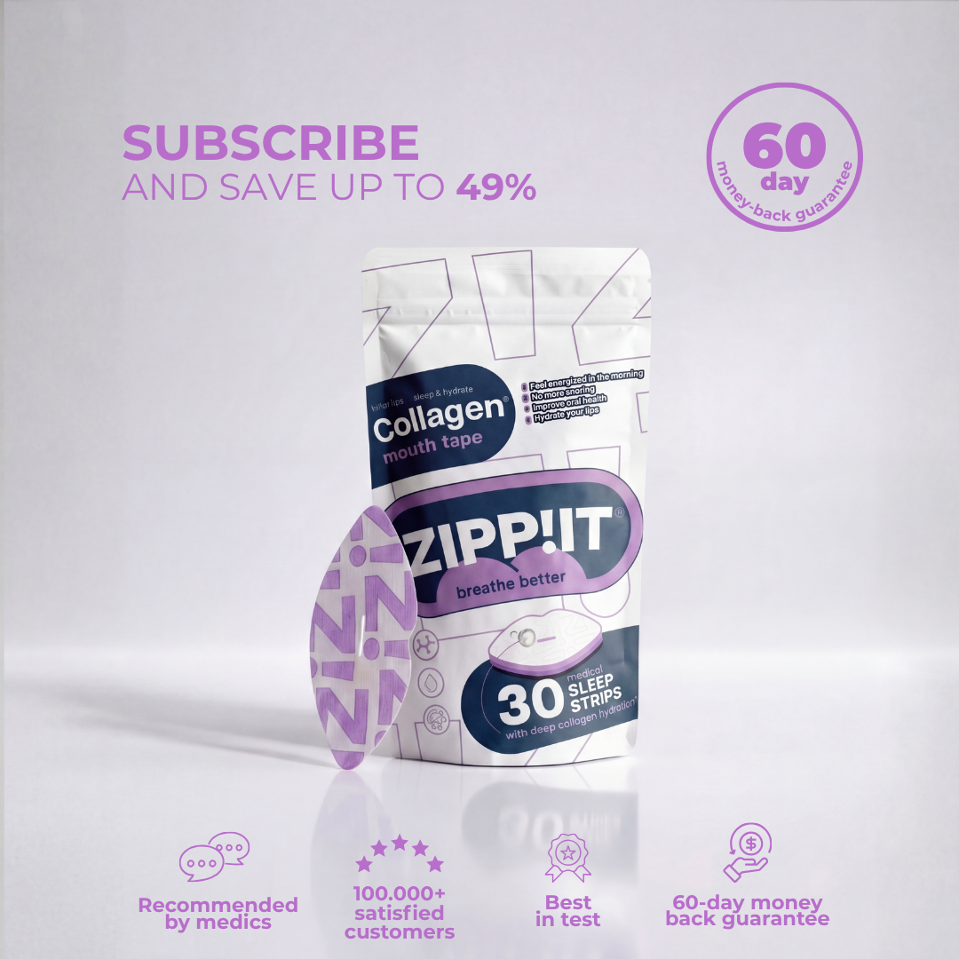 Zippit® Collagen Mouth Tape - The #1 selling Mouth Tape in Europe