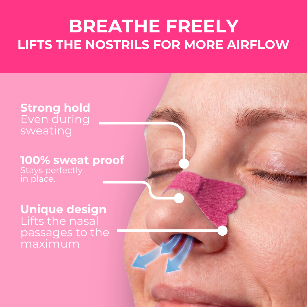 Sniffit® Pink nasal strips