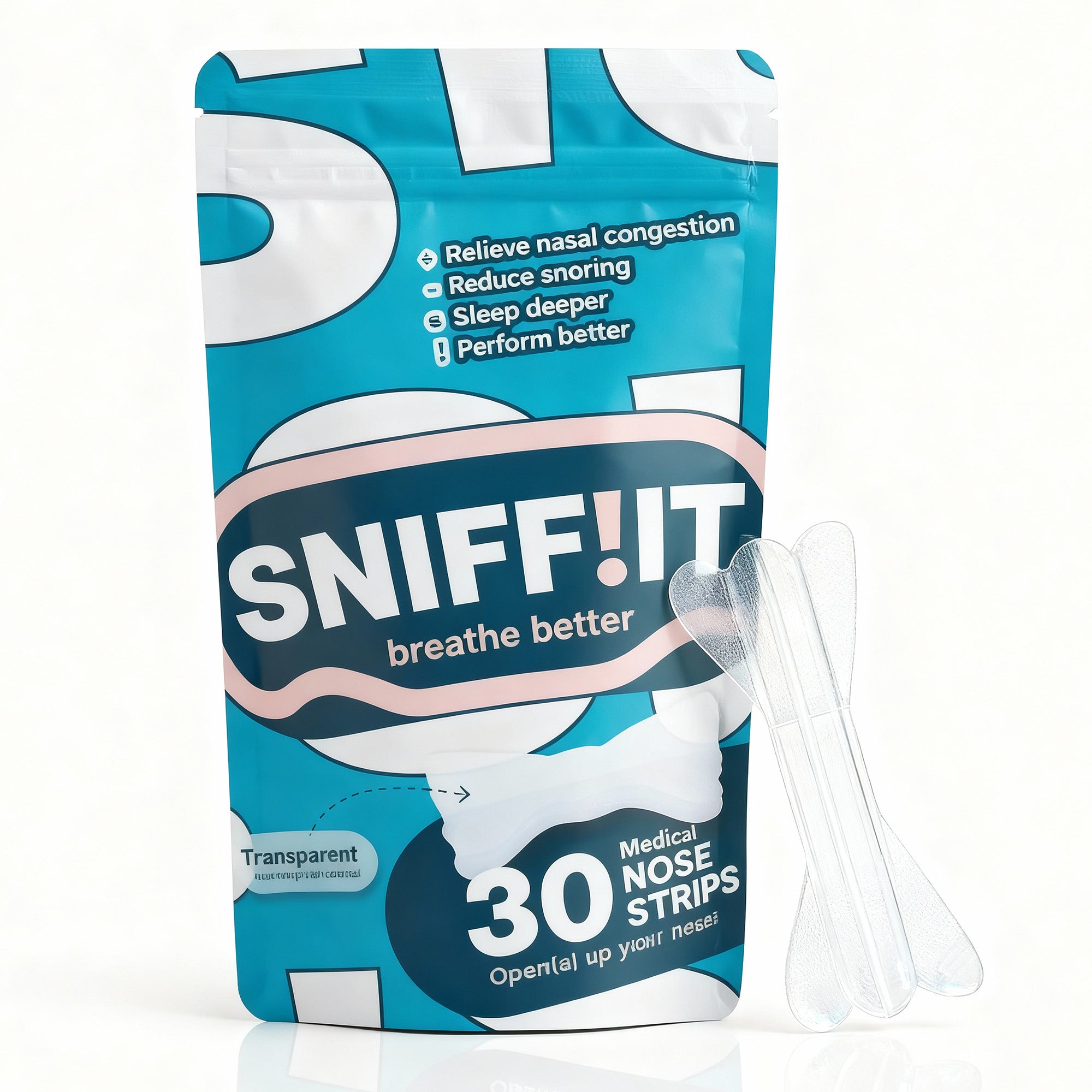 Sniffit® Transparante neusstrips