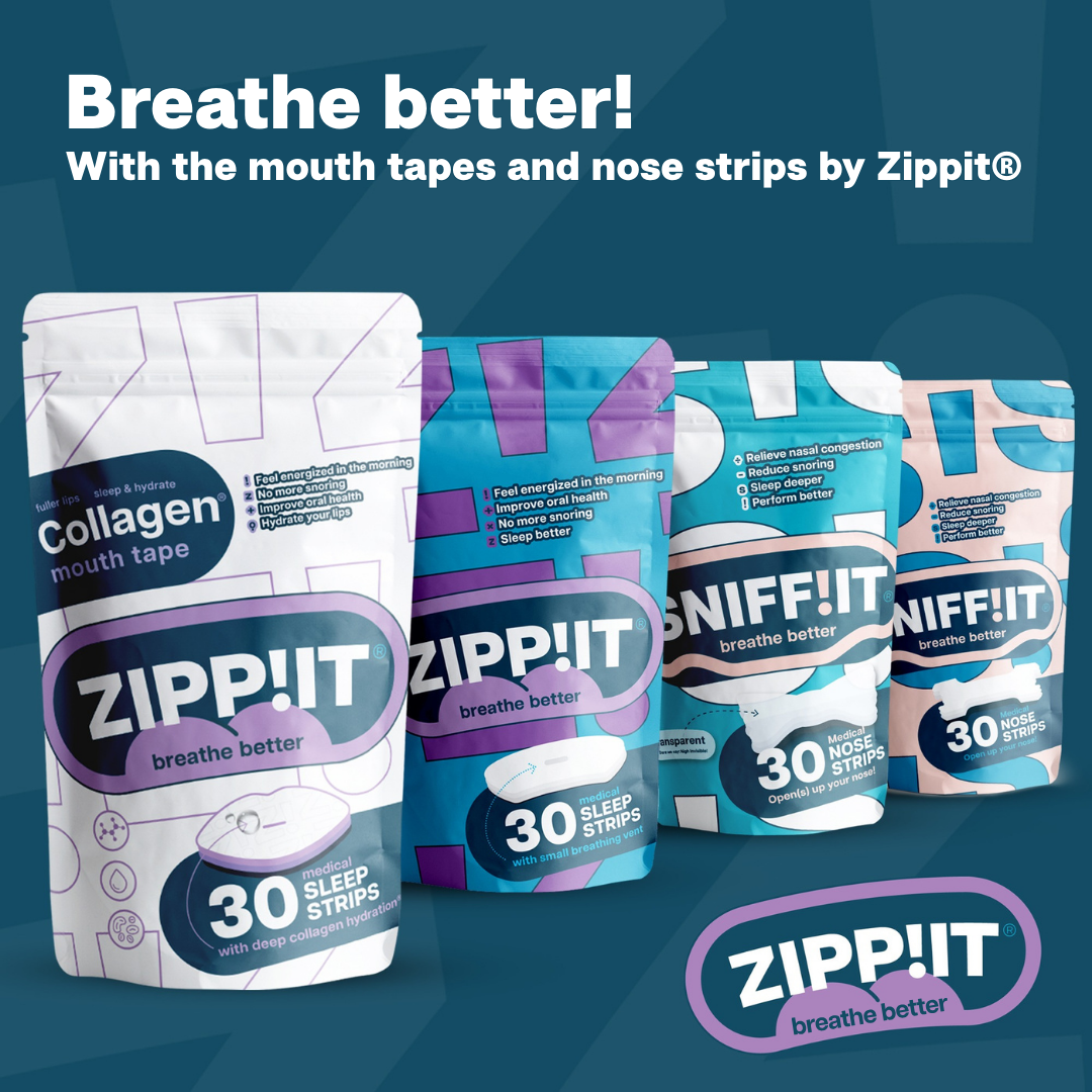 Zippit mondtape neusstrips