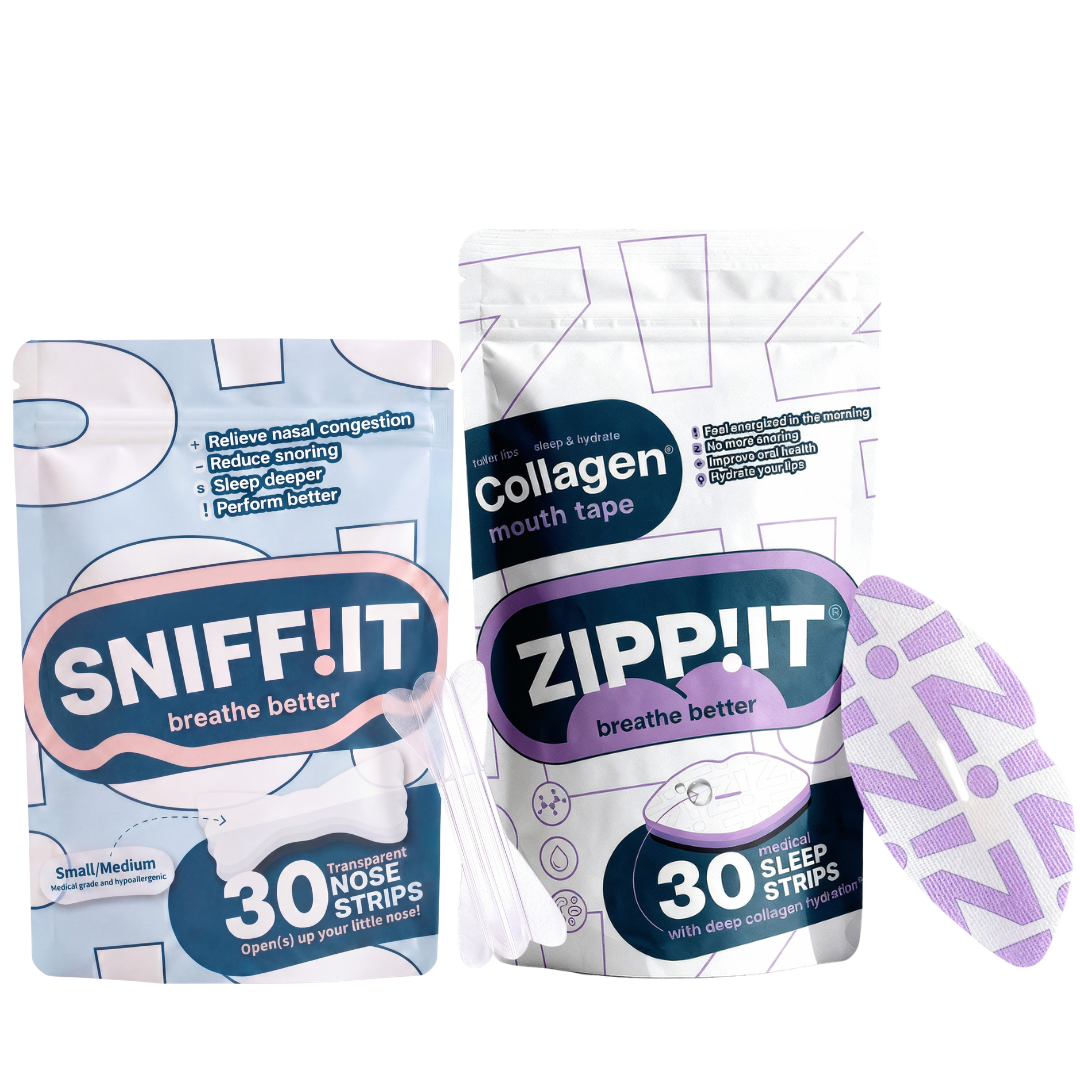 Beauty Bundle - Collagen Mouth Tape & Transparent Nasal Strips Medium/Small