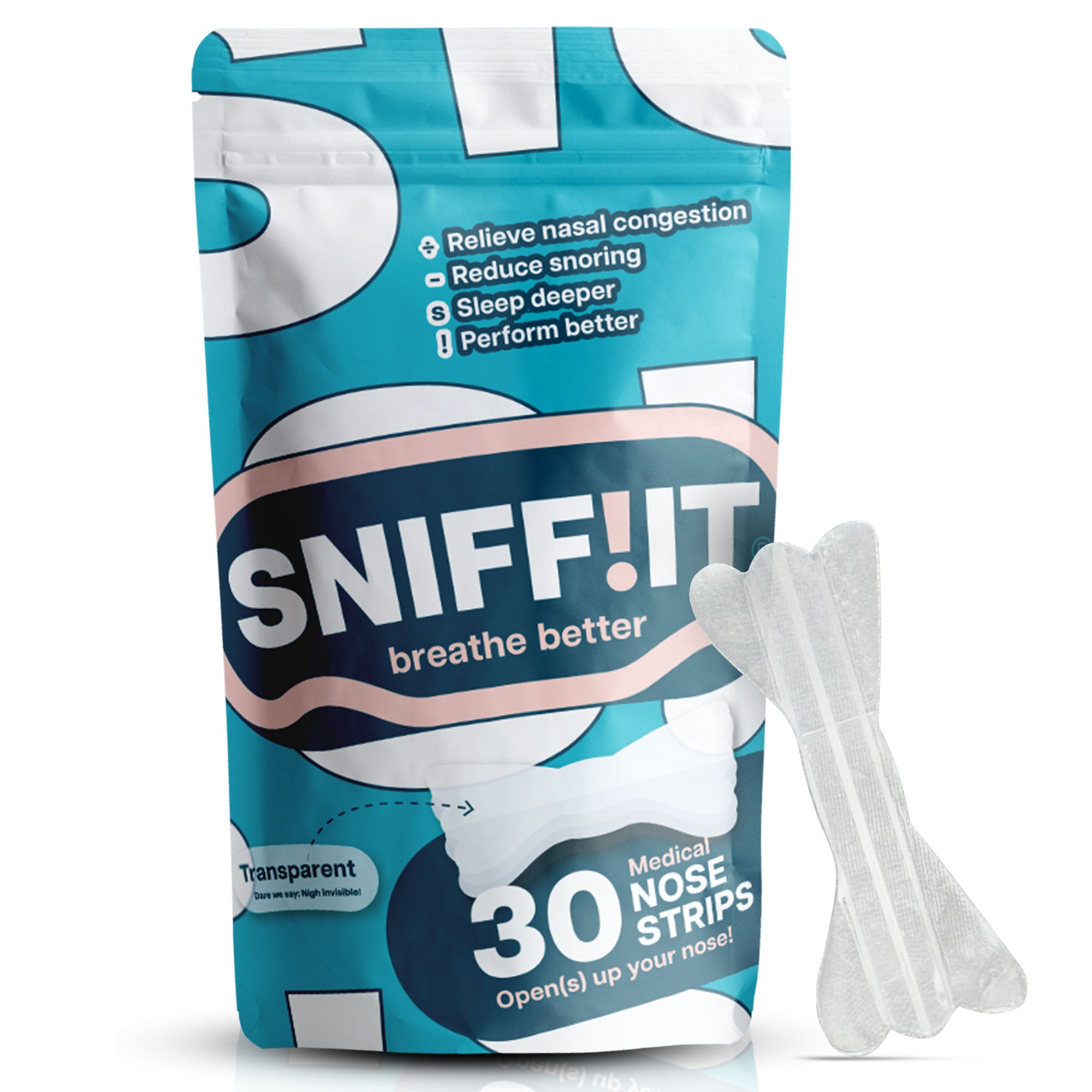 Sniffit® Transparante neusstrips