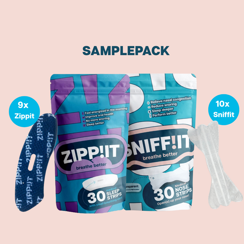 Sample pack - Zippit® Mouth Tape & Sniffit® Nasal Strips