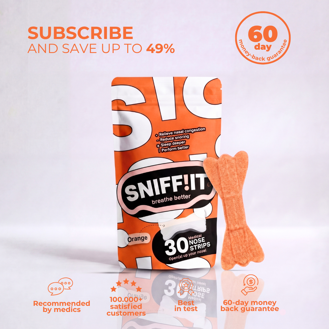 Sniffit® Orange nasal strips