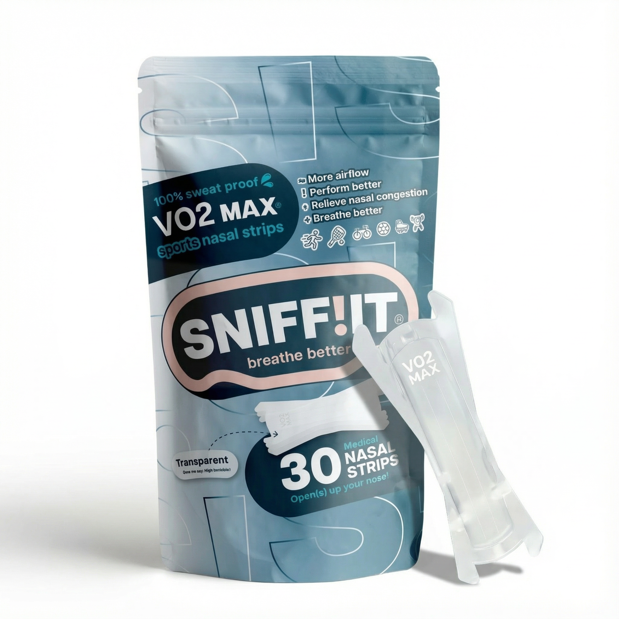 Sniffit® VO2 MAX Sports Nasal strips