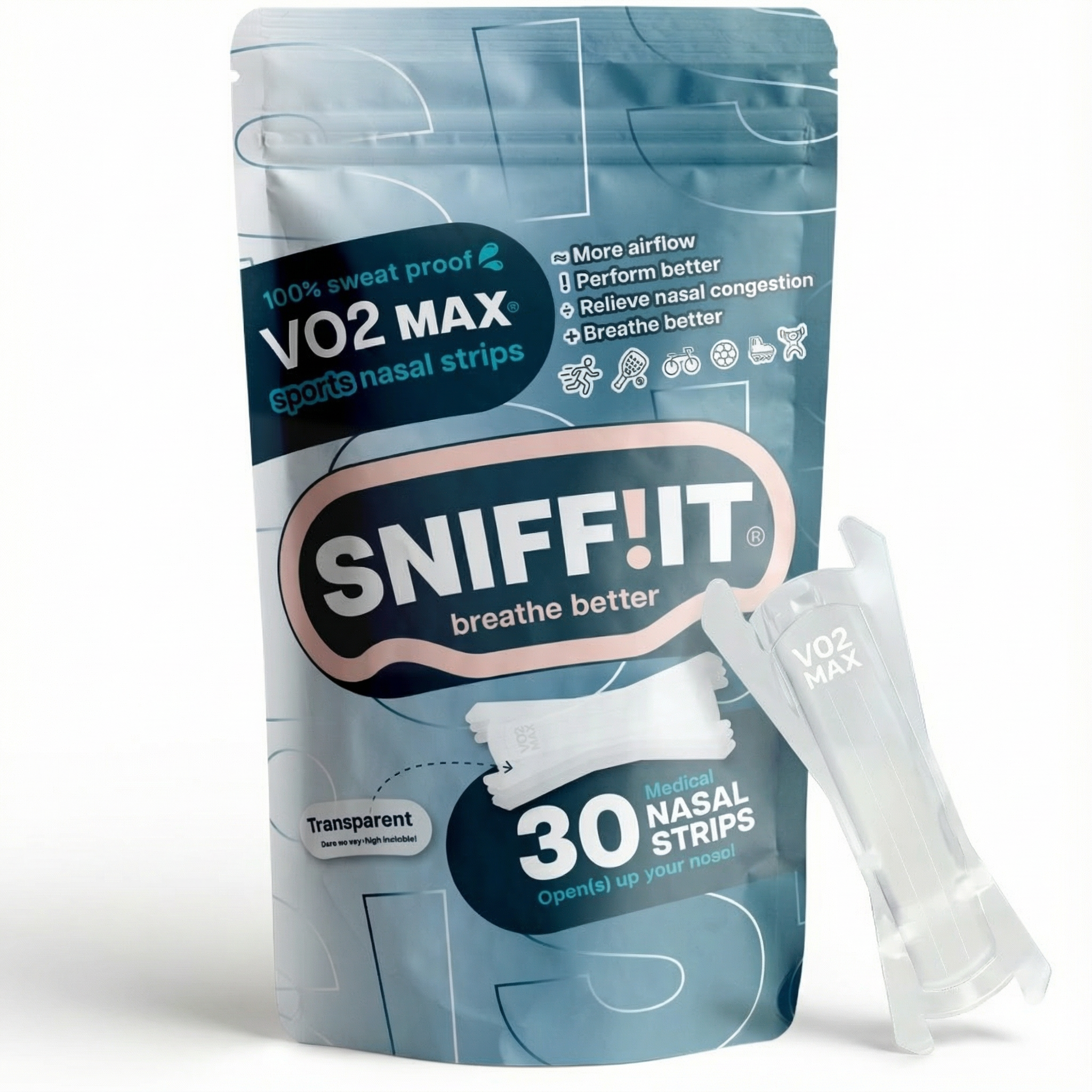 Sniffit® VO2 MAX Sports Nasal strips