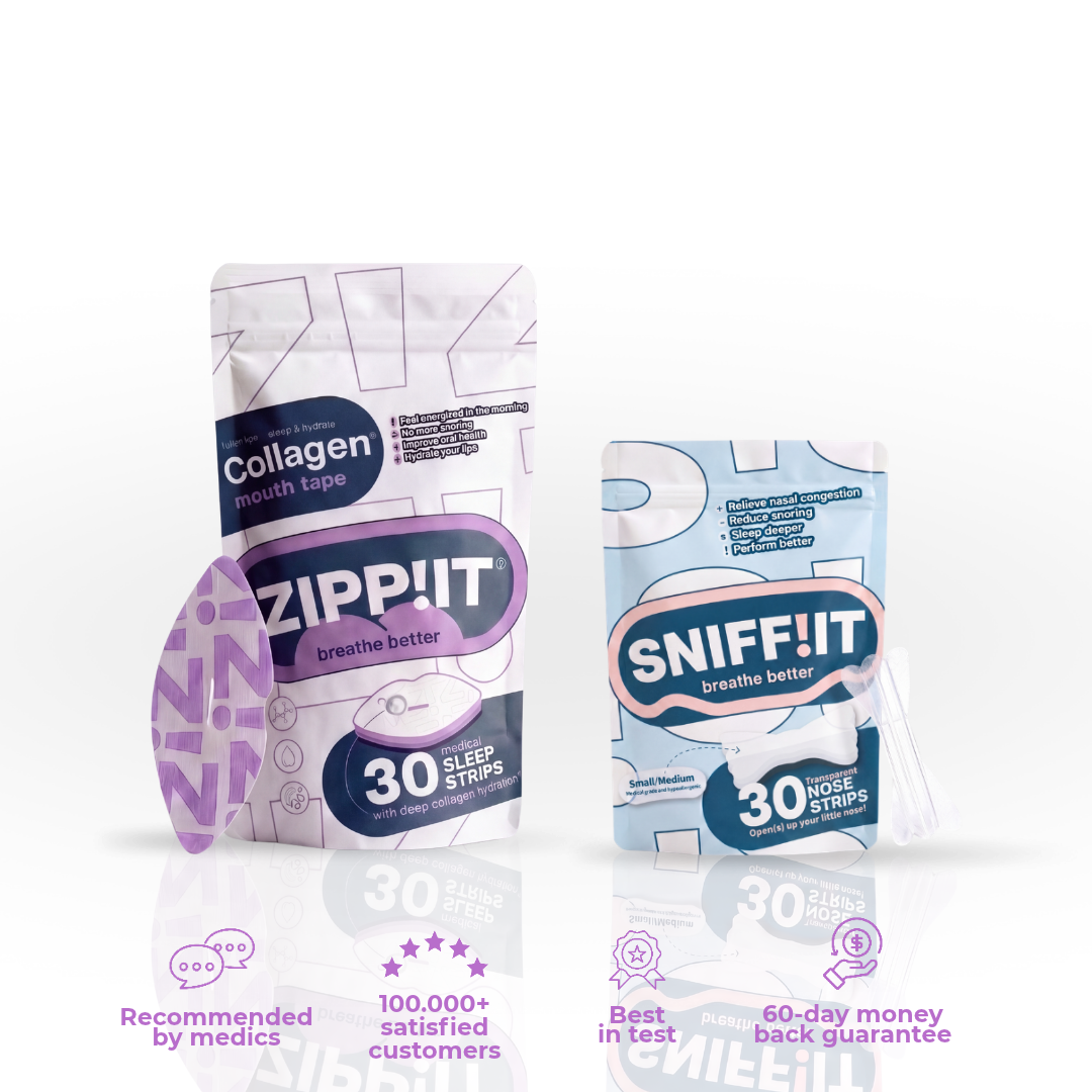 Beauty Bundle - Collagen Mouth Tape & Transparent Nasal Strips Medium/Small